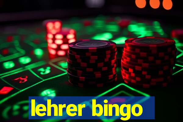 lehrer bingo