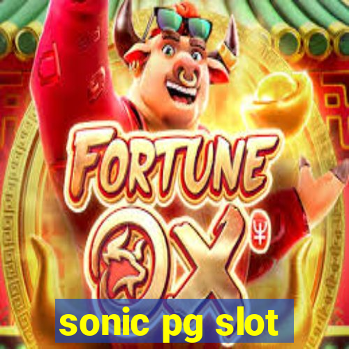 sonic pg slot