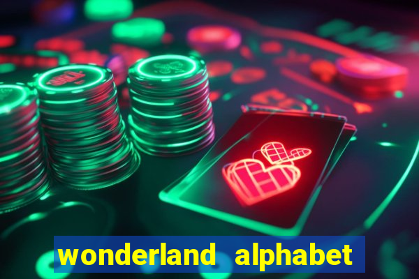 wonderland alphabet comic studio