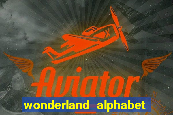 wonderland alphabet comic studio