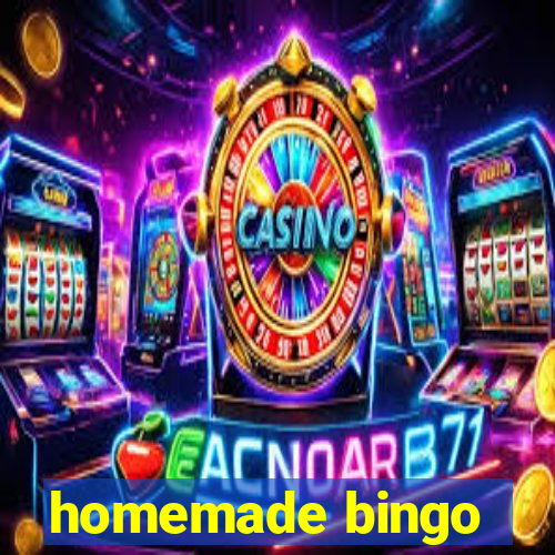 homemade bingo