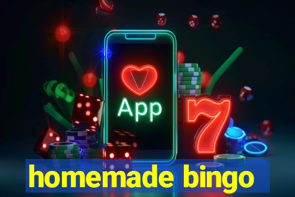 homemade bingo