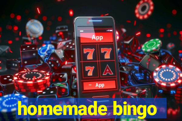 homemade bingo