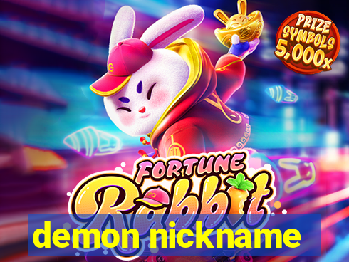 demon nickname