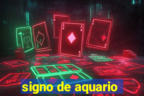 signo de aquario