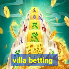 villa betting