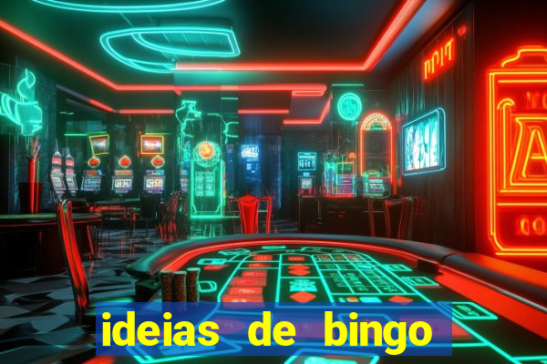 ideias de bingo para o natal