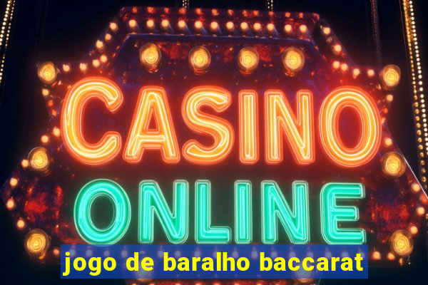 jogo de baralho baccarat