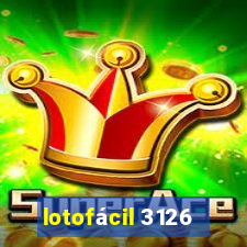 lotofácil 3126