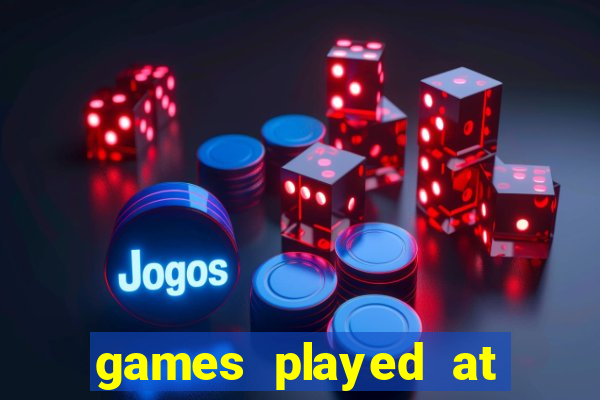 games played at the casino