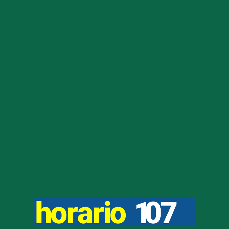 horario 107