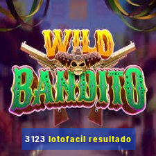 3123 lotofacil resultado