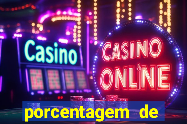 porcentagem de jogos slots