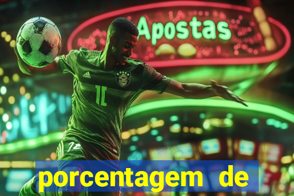 porcentagem de ganhos slots