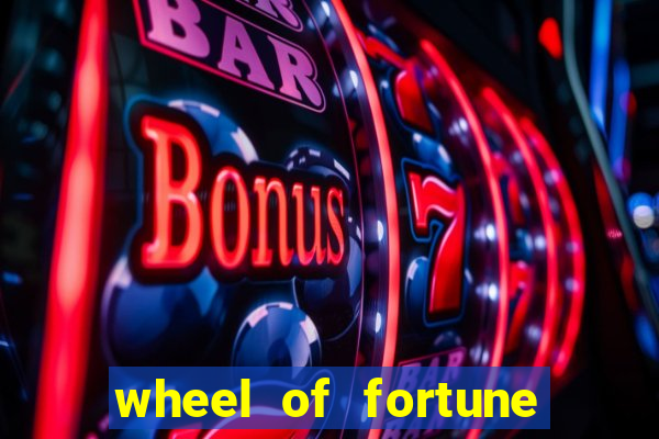 wheel of fortune slots machine