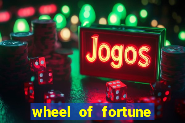 wheel of fortune slots machine