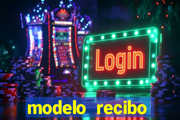 modelo recibo pagamento autonomo