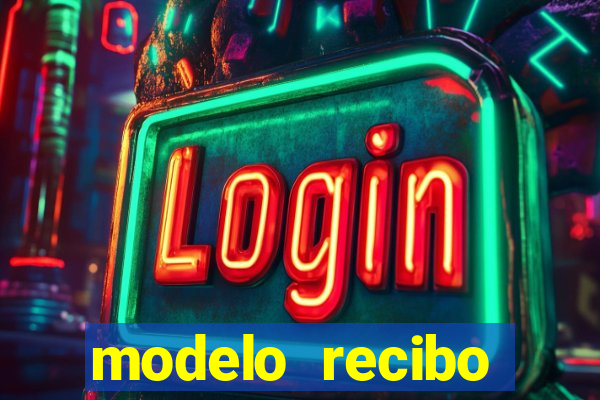 modelo recibo pagamento autonomo