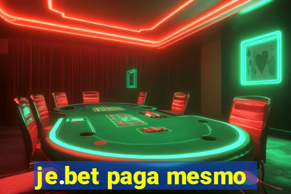 je.bet paga mesmo