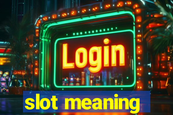 slot meaning