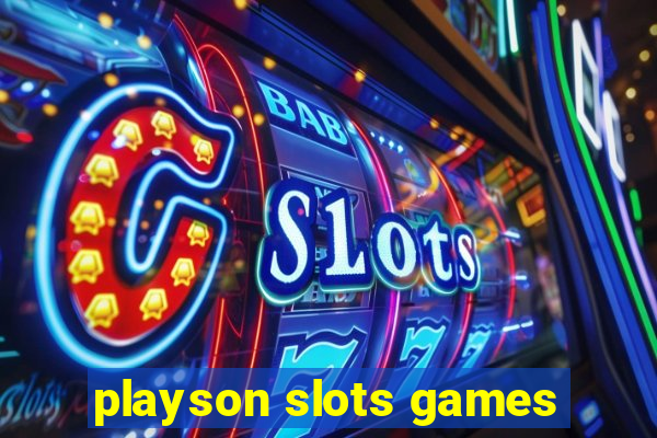 playson slots games