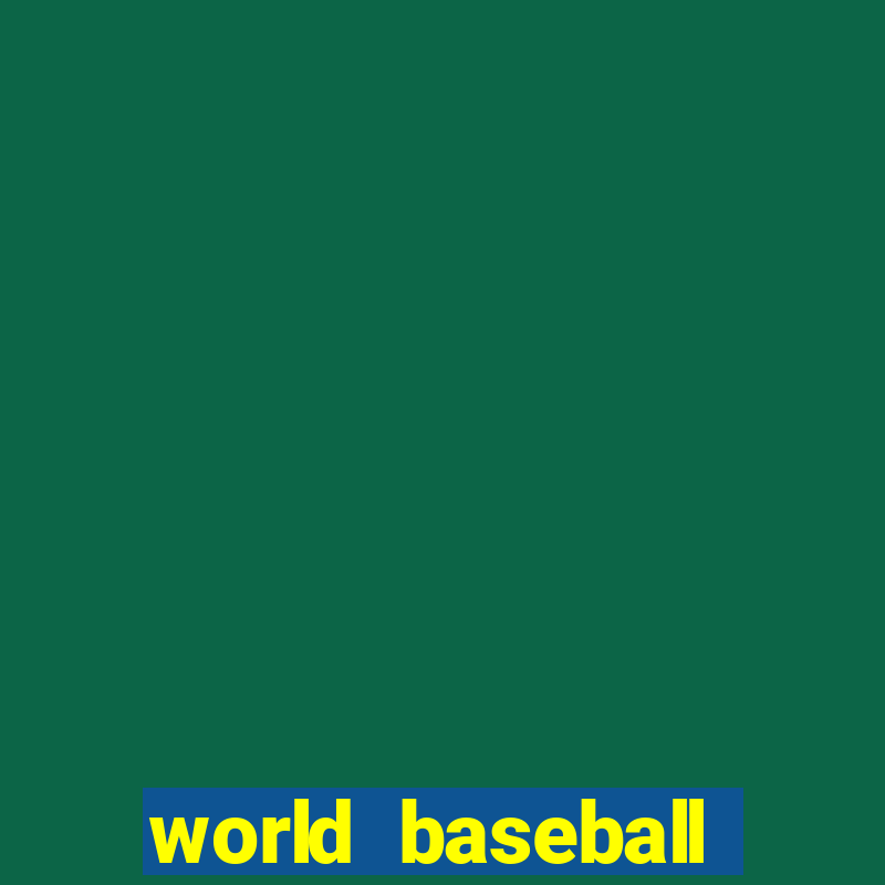 world baseball classic betting