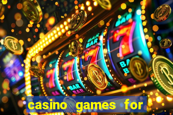 casino games for real money online