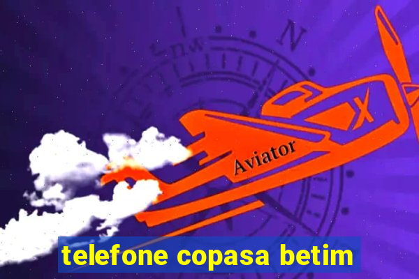 telefone copasa betim