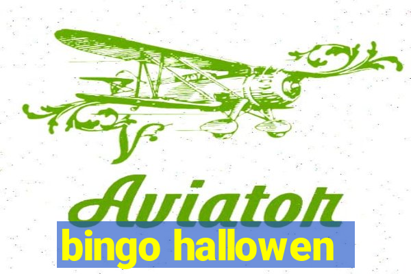 bingo hallowen