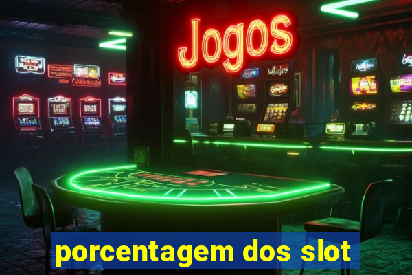 porcentagem dos slot