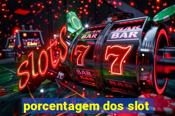 porcentagem dos slot