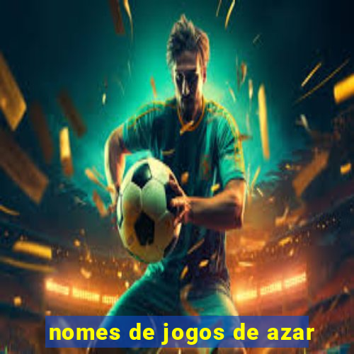 nomes de jogos de azar