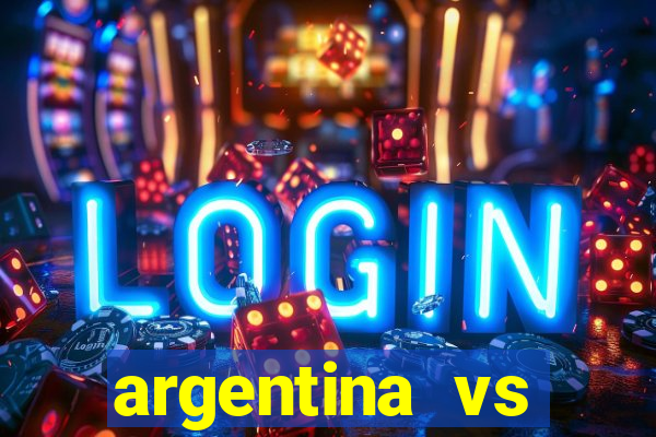 argentina vs colombia ao vivo