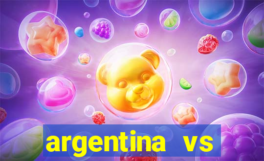 argentina vs colombia ao vivo