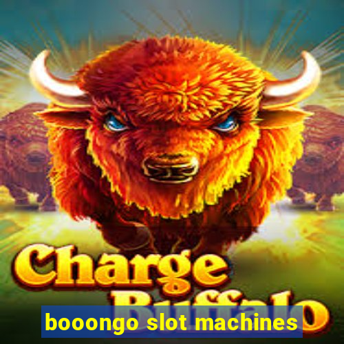 booongo slot machines