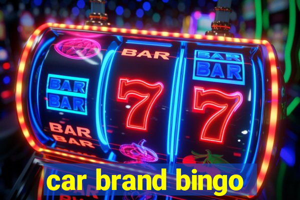 car brand bingo