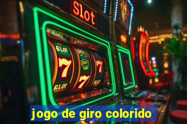 jogo de giro colorido