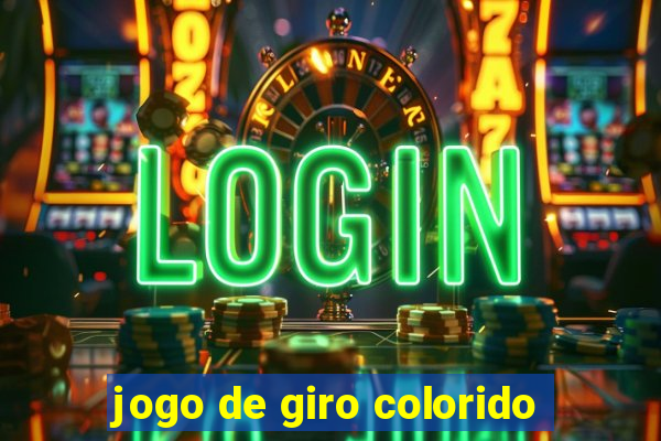 jogo de giro colorido