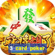 3 card poker casino odds