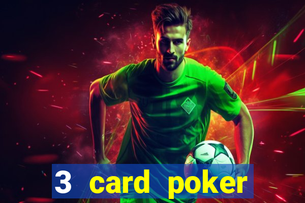 3 card poker casino odds