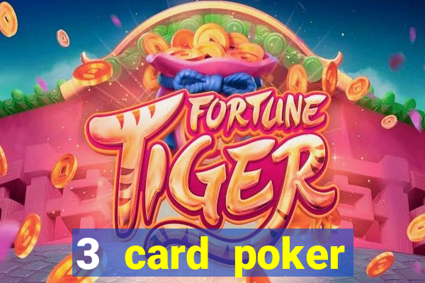 3 card poker casino odds