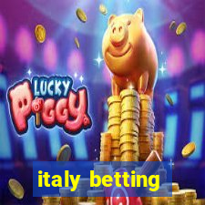 italy betting