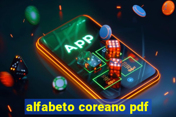 alfabeto coreano pdf