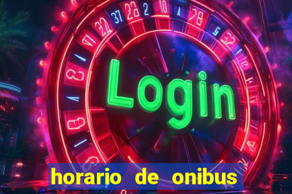 horario de onibus santos dumont x juiz de fora