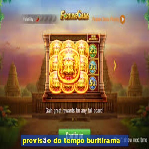 previsão do tempo buritirama