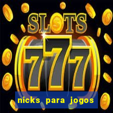 nicks para jogos de tiro