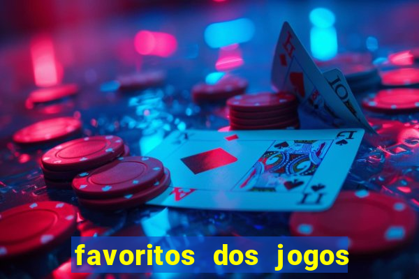 favoritos dos jogos de hoje do brasileir?o