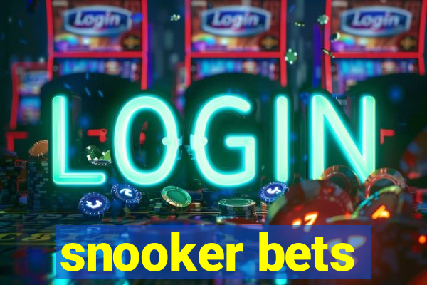 snooker bets