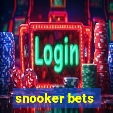 snooker bets