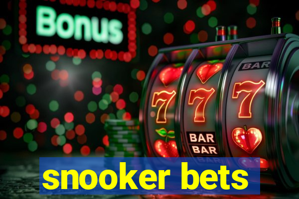 snooker bets